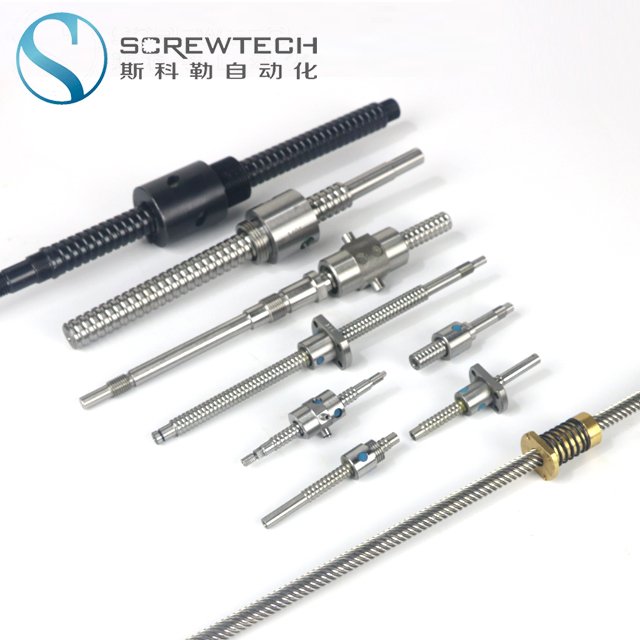 diameter 4mm to 12mm miniature ball screw SCREWTECH
